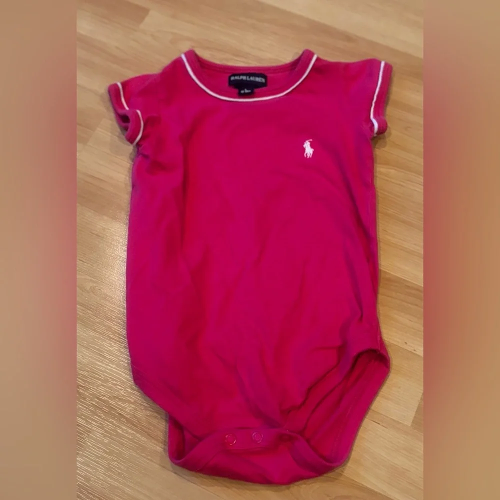 5/$25 Ralph Lauren Fuchsia Baby One Piece‎